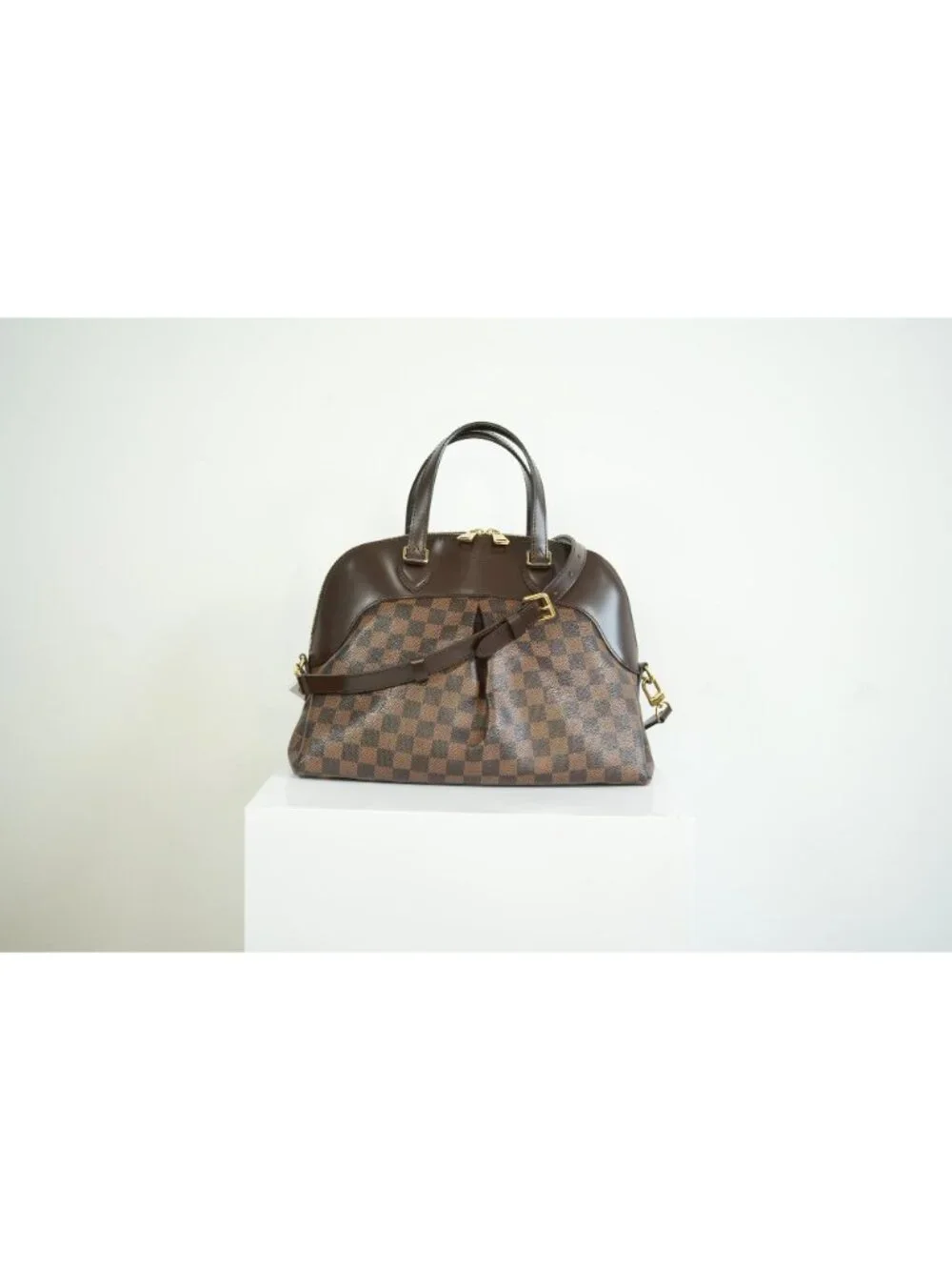 Louis Vuitton Damier Ebene Salvi Bag With Strap and Dust Bag
